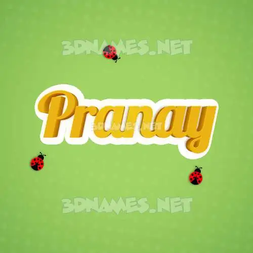 pranay in Ladybugs style - 3D name wallpaper pranay in Ladybugs style - 3D name wallpaper
