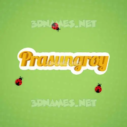 prasungroy in Ladybugs style - 3D name wallpaper prasungroy in Ladybugs style - 3D name wallpaper