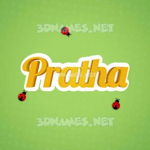 pratha in Ladybugs style - 3D name wallpaper pratha in Ladybugs style - 3D name wallpaper