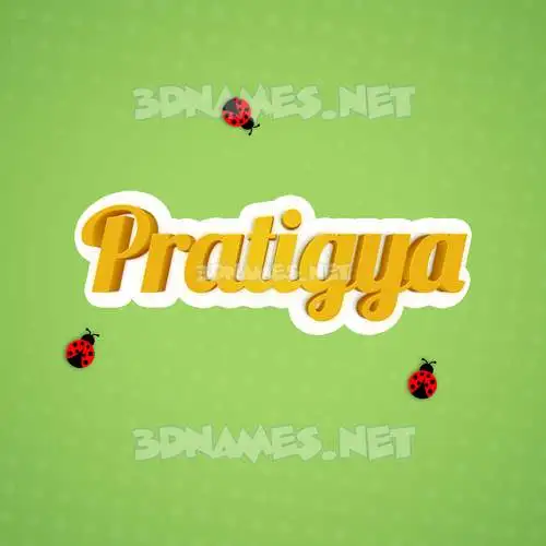 pratigya in Ladybugs style - 3D name wallpaper pratigya in Ladybugs style - 3D name wallpaper
