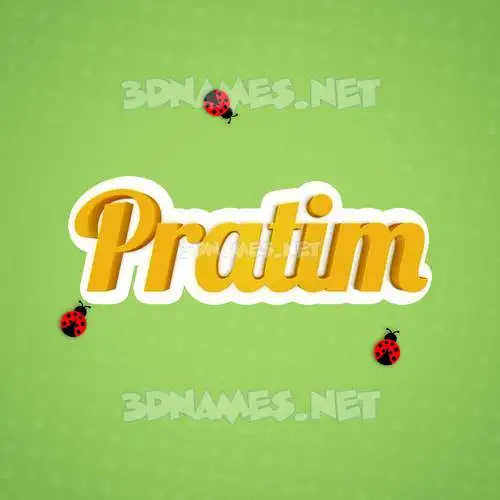 pratim in Ladybugs style - 3D name wallpaper pratim in Ladybugs style - 3D name wallpaper