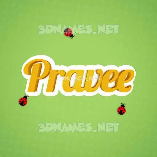 pravee in Ladybugs style - 3D name wallpaper pravee in Ladybugs style - 3D name wallpaper