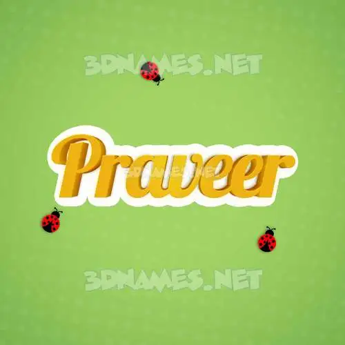 praveer in Ladybugs style - 3D name wallpaper praveer in Ladybugs style - 3D name wallpaper