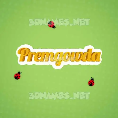 premgowda in Ladybugs style - 3D name wallpaper premgowda in Ladybugs style - 3D name wallpaper
