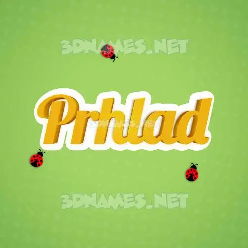 prhlad in Ladybugs style - 3D name wallpaper prhlad in Ladybugs style - 3D name wallpaper