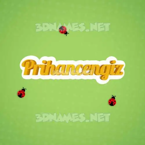 prihancengiz in Ladybugs style - 3D name wallpaper prihancengiz in Ladybugs style - 3D name wallpaper