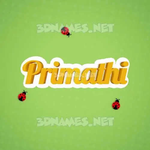 primathi in Ladybugs style - 3D name wallpaper primathi in Ladybugs style - 3D name wallpaper