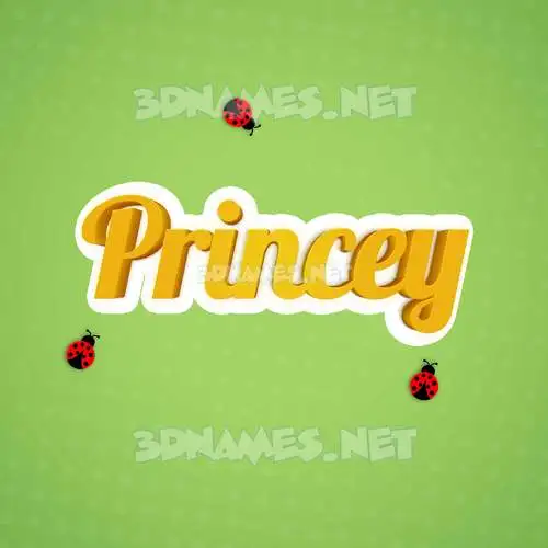 princey in Ladybugs style - 3D name wallpaper princey in Ladybugs style - 3D name wallpaper