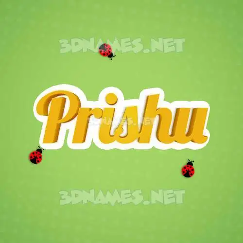 prishu in Ladybugs style - 3D name wallpaper prishu in Ladybugs style - 3D name wallpaper