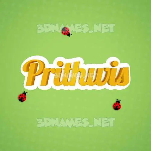 prithwis in Ladybugs style - 3D name wallpaper prithwis in Ladybugs style - 3D name wallpaper