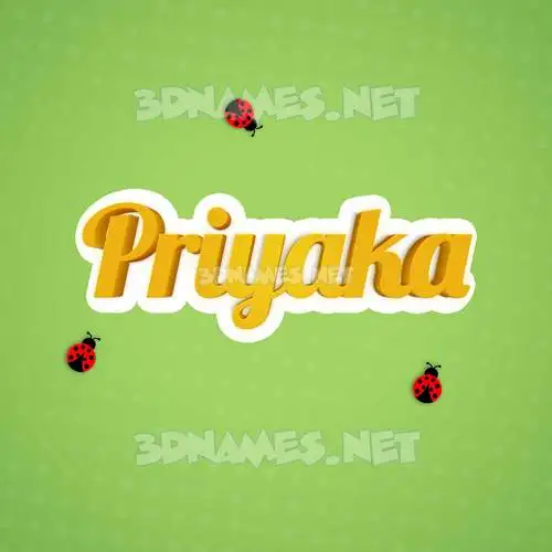 priyaka in Ladybugs style - 3D name wallpaper priyaka in Ladybugs style - 3D name wallpaper