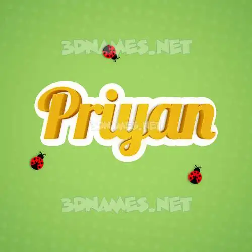 priyan in Ladybugs style - 3D name wallpaper priyan in Ladybugs style - 3D name wallpaper