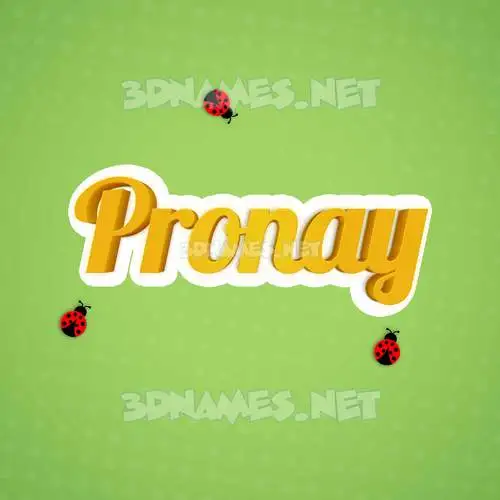 pronay in Ladybugs style - 3D name wallpaper pronay in Ladybugs style - 3D name wallpaper