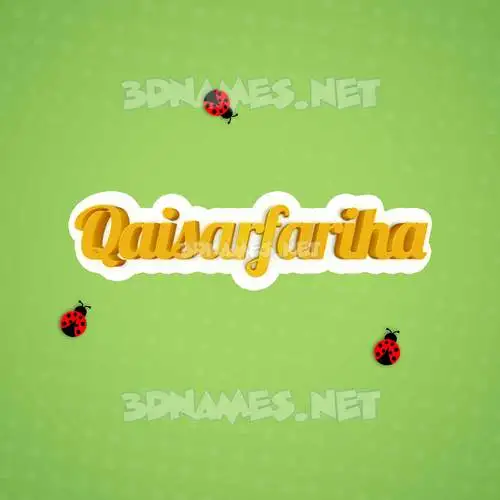qaisarfariha in Ladybugs style - 3D name wallpaper qaisarfariha in Ladybugs style - 3D name wallpaper