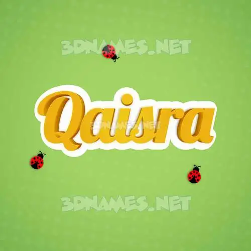qaisra in Ladybugs style - 3D name wallpaper qaisra in Ladybugs style - 3D name wallpaper