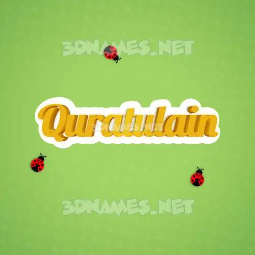quratulain in Ladybugs style - 3D name wallpaper quratulain in Ladybugs style - 3D name wallpaper