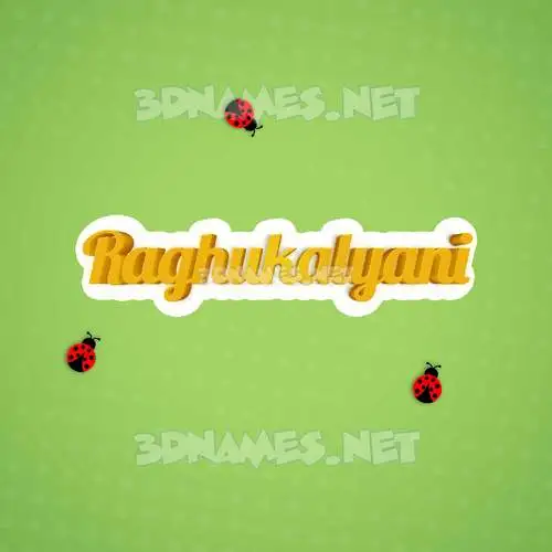 raghukalyani in Ladybugs style - 3D name wallpaper raghukalyani in Ladybugs style - 3D name wallpaper