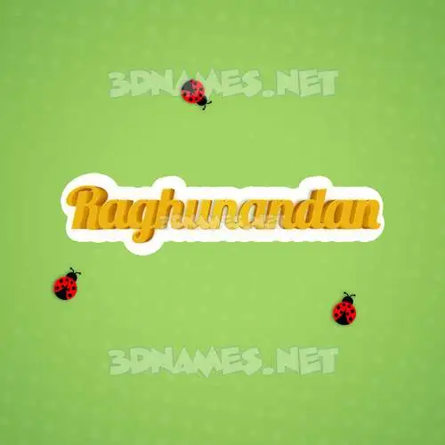 raghunandan in Ladybugs style - 3D name wallpaper raghunandan in Ladybugs style - 3D name wallpaper