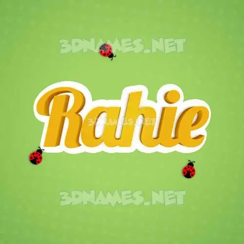 rahie in Ladybugs style - 3D name wallpaper rahie in Ladybugs style - 3D name wallpaper