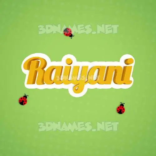 raiyani in Ladybugs style - 3D name wallpaper raiyani in Ladybugs style - 3D name wallpaper