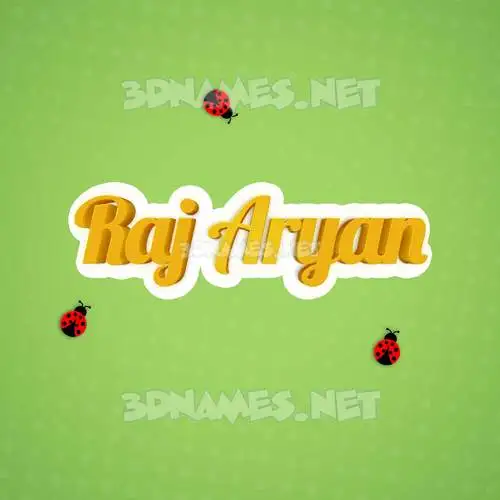 raj aryan in Ladybugs style - 3D name wallpaper raj aryan in Ladybugs style - 3D name wallpaper