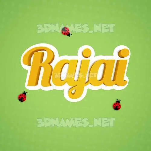 rajai in Ladybugs style - 3D name wallpaper rajai in Ladybugs style - 3D name wallpaper