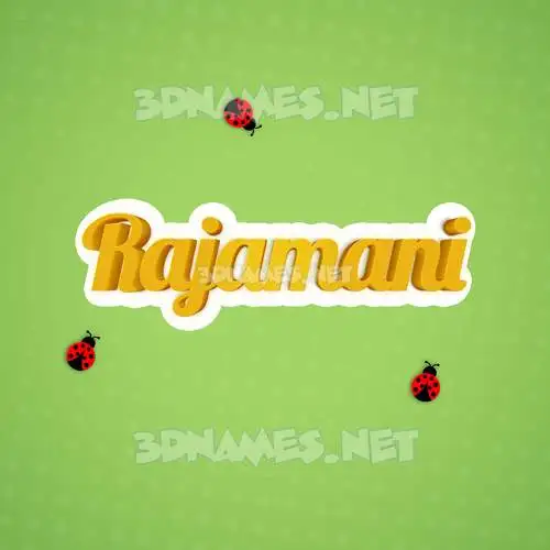 rajamani in Ladybugs style - 3D name wallpaper rajamani in Ladybugs style - 3D name wallpaper