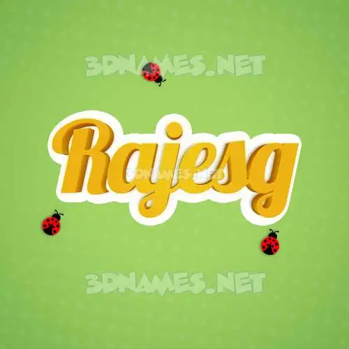 rajesg in Ladybugs style - 3D name wallpaper rajesg in Ladybugs style - 3D name wallpaper