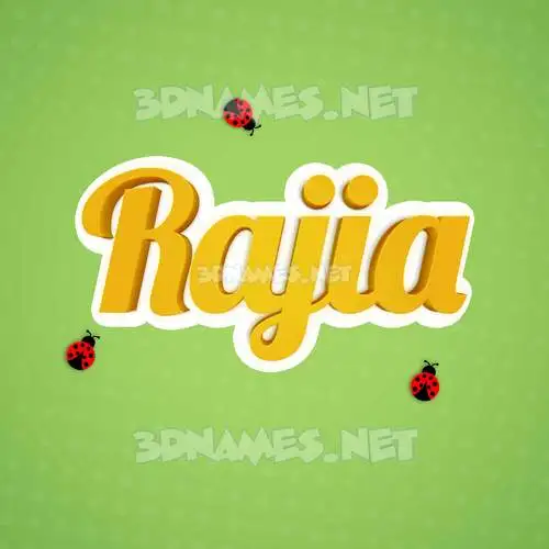 rajia in Ladybugs style - 3D name wallpaper rajia in Ladybugs style - 3D name wallpaper