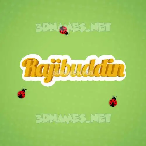 rajibuddin in Ladybugs style - 3D name wallpaper rajibuddin in Ladybugs style - 3D name wallpaper