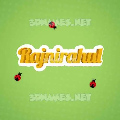 rajnirahul in Ladybugs style - 3D name wallpaper rajnirahul in Ladybugs style - 3D name wallpaper