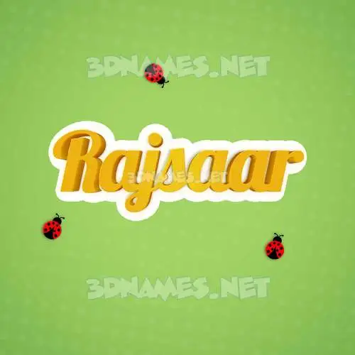 rajsaar in Ladybugs style - 3D name wallpaper rajsaar in Ladybugs style - 3D name wallpaper