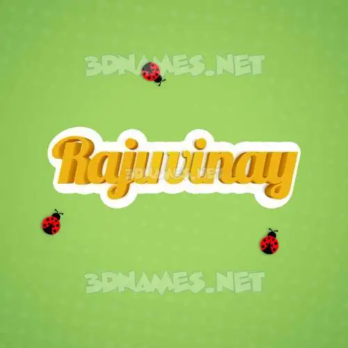 rajuvinay in Ladybugs style - 3D name wallpaper rajuvinay in Ladybugs style - 3D name wallpaper