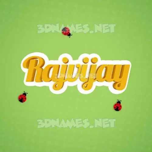 rajvijay in Ladybugs style - 3D name wallpaper rajvijay in Ladybugs style - 3D name wallpaper