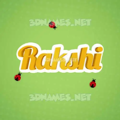 rakshi in Ladybugs style - 3D name wallpaper rakshi in Ladybugs style - 3D name wallpaper
