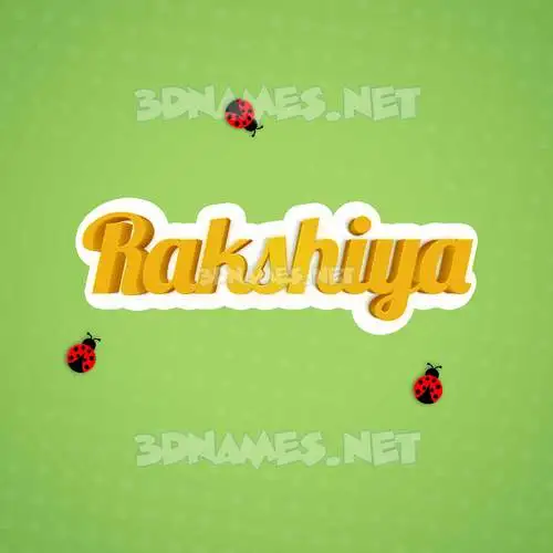 rakshiya in Ladybugs style - 3D name wallpaper rakshiya in Ladybugs style - 3D name wallpaper