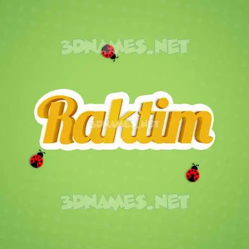 raktim in Ladybugs style - 3D name wallpaper raktim in Ladybugs style - 3D name wallpaper