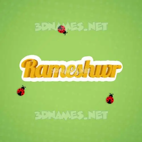 rameshwr in Ladybugs style - 3D name wallpaper rameshwr in Ladybugs style - 3D name wallpaper