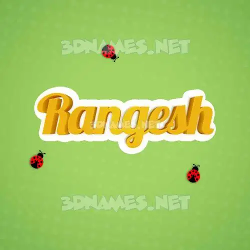 rangesh in Ladybugs style - 3D name wallpaper rangesh in Ladybugs style - 3D name wallpaper