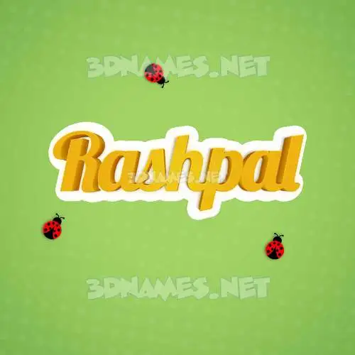 rashpal in Ladybugs style - 3D name wallpaper rashpal in Ladybugs style - 3D name wallpaper