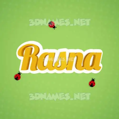 rasna in Ladybugs style - 3D name wallpaper rasna in Ladybugs style - 3D name wallpaper