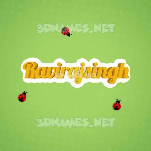 ravirajsingh in Ladybugs style - 3D name wallpaper ravirajsingh in Ladybugs style - 3D name wallpaper