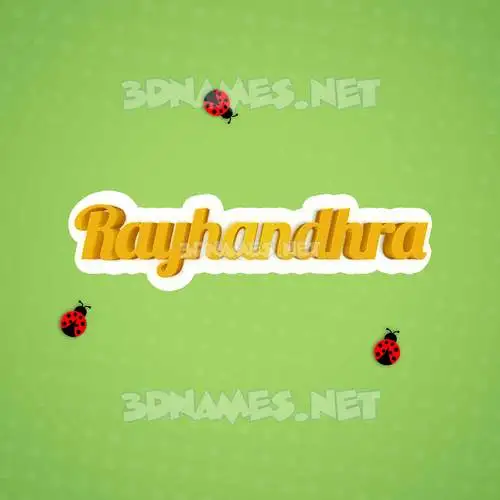 rayhandhra in Ladybugs style - 3D name wallpaper rayhandhra in Ladybugs style - 3D name wallpaper