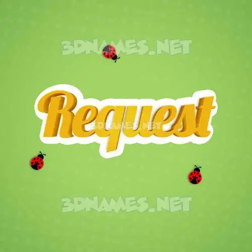 request in Ladybugs style - 3D name wallpaper request in Ladybugs style - 3D name wallpaper