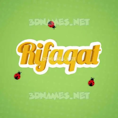 rifaqat in Ladybugs style - 3D name wallpaper rifaqat in Ladybugs style - 3D name wallpaper