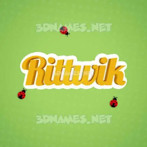 rittwik in Ladybugs style - 3D name wallpaper rittwik in Ladybugs style - 3D name wallpaper
