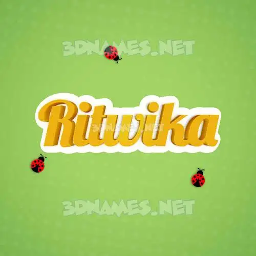 ritwika in Ladybugs style - 3D name wallpaper ritwika in Ladybugs style - 3D name wallpaper