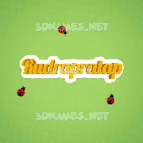 rudrapratap in Ladybugs style - 3D name wallpaper rudrapratap in Ladybugs style - 3D name wallpaper