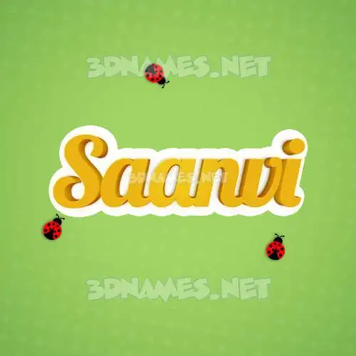 saanvi in Ladybugs style - 3D name wallpaper saanvi in Ladybugs style - 3D name wallpaper