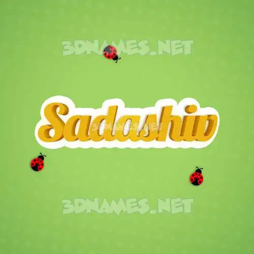 sadashiv in Ladybugs style - 3D name wallpaper sadashiv in Ladybugs style - 3D name wallpaper